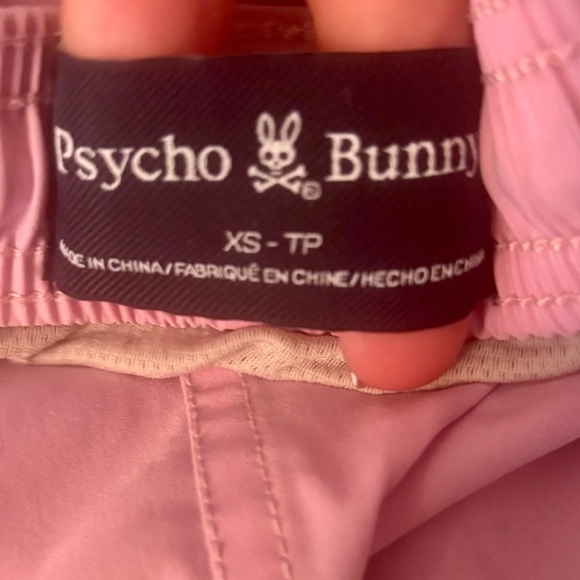 Psycho Bunny Men's Woad Hydrochromic “hidden bunny” Swim Trunk Pure Pink Sz XS - Picture 6 of 6